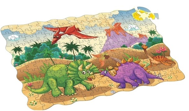 208-bitars pussel, Dinosaurie in de groep SPEELGOED, KINDER- & BABYPRODUCTEN / Speelgoed / Puzzels bij TP E-commerce Nordic AB (38-82613)