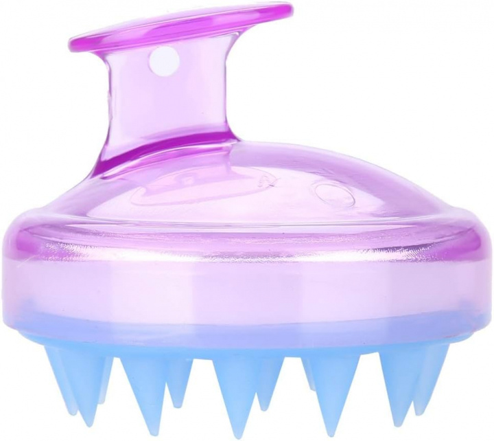 Transparante shampooborstel, Paars in de groep BEAUTY & HEALTH / Haar & Styling / Haarborstels bij TP E-commerce Nordic AB (38-82711)