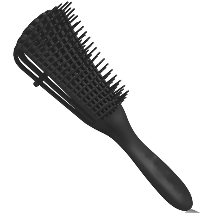 Flexibele Haarborstel, zwart in de groep BEAUTY & HEALTH / Haar & Styling / Haarborstels bij TP E-commerce Nordic AB (38-82712)