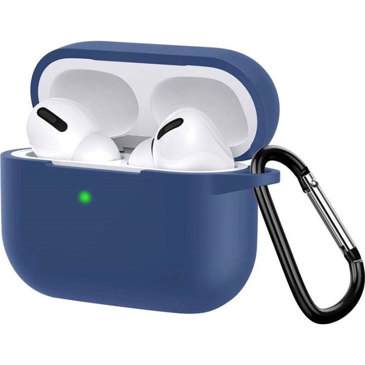 Siliconen schaal met haak voor Airpods Pro, Blauw in de groep HOME ELECTRONICS / Audio & Beeld / Koptelefoon & Accessoires / Accessoires bij TP E-commerce Nordic AB (38-82794)