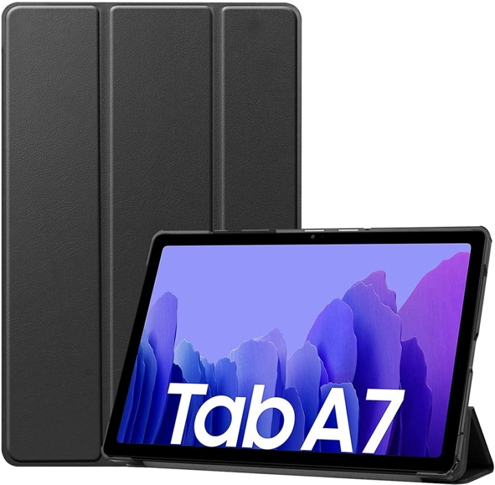 Tri-fold hoesje met standaardfunctie voor Galaxy Tab A7 10.4 T500/T505, Zwart in de groep SMARTPHONE & TABLETS / Tablet bescherming / Samsung tablets bij TP E-commerce Nordic AB (38-82846)