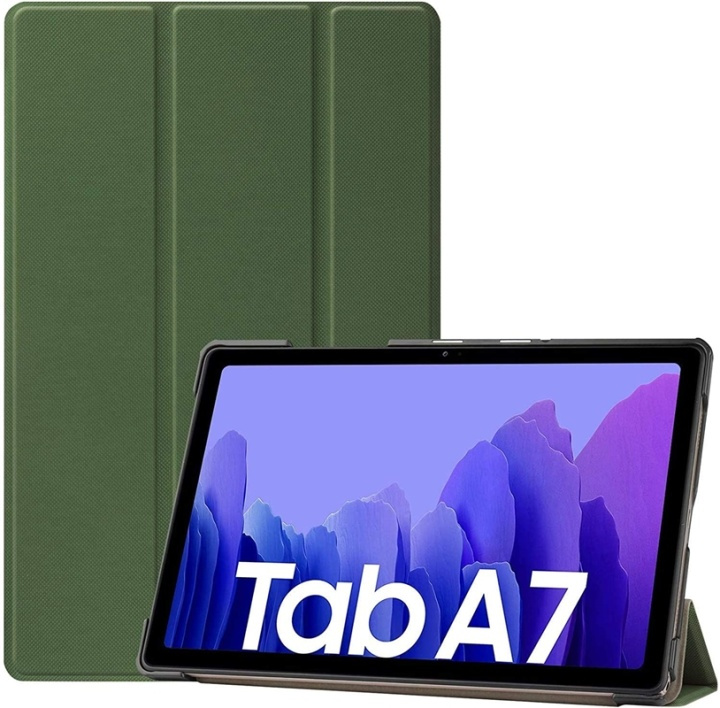 Tri-fold hoesje met standaardfunctie voor Galaxy Tab A7 10.4 T500/T505, Groen in de groep SMARTPHONE & TABLETS / Tablet bescherming / Samsung tablets bij TP E-commerce Nordic AB (38-82848)