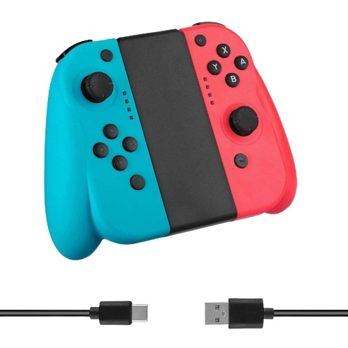 Gamepad voor Nintendo Switch, Rood/Blauw in de groep HOME ELECTRONICS / Spelconsoles en accessoires / Nintendo Switch / Accessoires bij TP E-commerce Nordic AB (38-82953)