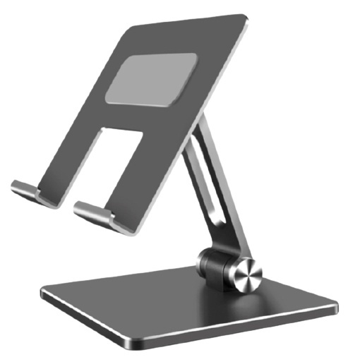 Standaard voor tablets, aluminium in de groep SMARTPHONE & TABLETS / Overige accessoires / Docks, statieven en houders bij TP E-commerce Nordic AB (38-82985)