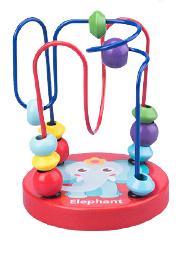 Fun beaded toy, Elephant in de groep SPEELGOED, KINDER- & BABYPRODUCTEN / Babyspeelgoed / Activiteitenspeelgoed bij TP E-commerce Nordic AB (38-83071)