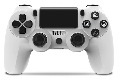 Wireless controller to PS4, White BT4.0 in de groep HOME ELECTRONICS / Spelconsoles en accessoires / Sony PlayStation 4 bij TP E-commerce Nordic AB (38-83119)