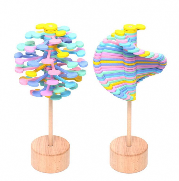 Lollipopter spinning speelgoed, Pastelkleuren in de groep SPEELGOED, KINDER- & BABYPRODUCTEN / Spelletje / Bordspellen bij TP E-commerce Nordic AB (38-83244)