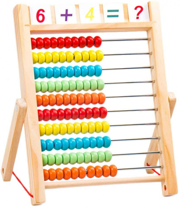 Abacus van hout met hulpmiddelen in de groep SPEELGOED, KINDER- & BABYPRODUCTEN / Speelgoed / Tekenen & Tellen bij TP E-commerce Nordic AB (38-83266)