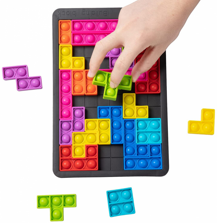 Fidget-Pop Tetris in de groep SPEELGOED, KINDER- & BABYPRODUCTEN / Speelgoed / Fidget Spinners bij TP E-commerce Nordic AB (38-83286)