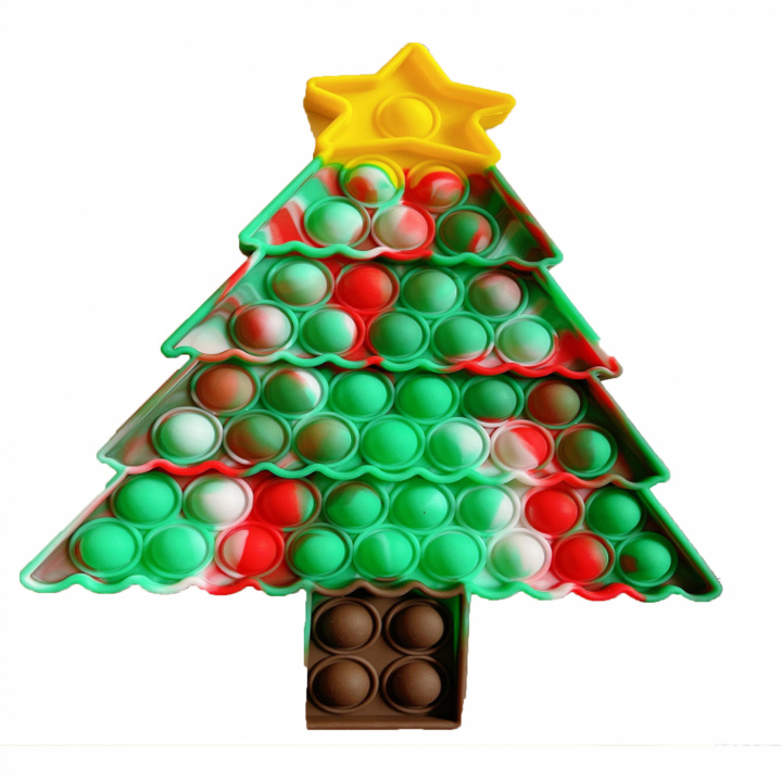 Fidget toy, Pop-it Christmas tree in de groep SPEELGOED, KINDER- & BABYPRODUCTEN / Speelgoed / Fidget Spinners bij TP E-commerce Nordic AB (38-83290)