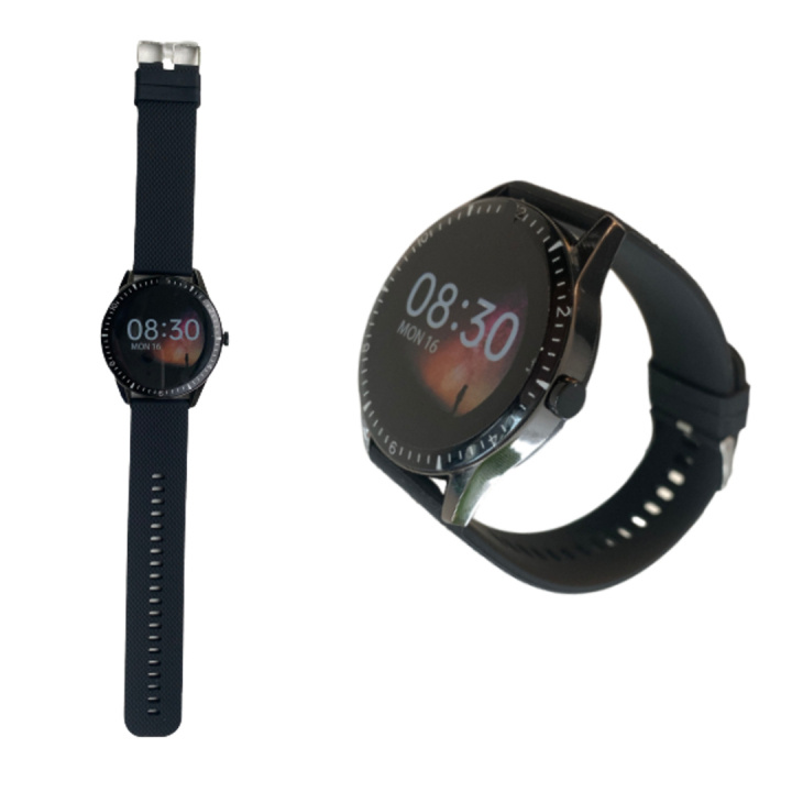 Smartwatch 200mAh, Zwart in de groep SPORT, VRIJE TIJD & HOBBY / Smartwatch & Activiteitsmeters / Smartwatches bij TP E-commerce Nordic AB (38-83301)