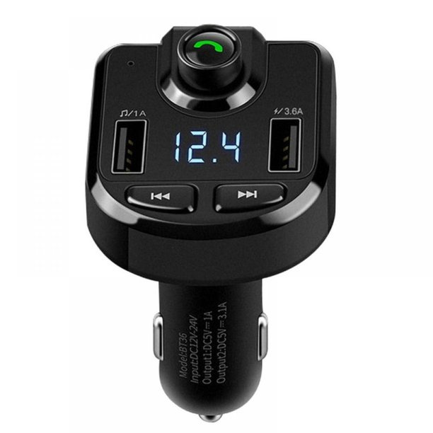 FM-zender voor in de auto met handsfree en oplader in de groep AUTO / Autoaudio & Multimedia / FM-zender bij TP E-commerce Nordic AB (38-83311)