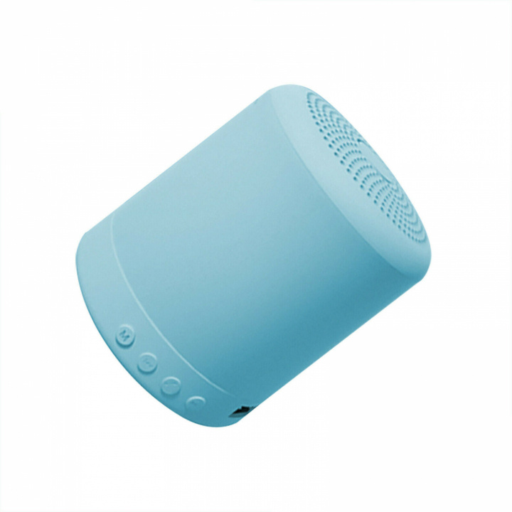Betaalbare en kleurrijke miniluidspreker, blauw in de groep HOME ELECTRONICS / Audio & Beeld / Luidsprekers & accessoires / Bluetooth-luidsprekers / Draagbare luidsprekers bij TP E-commerce Nordic AB (38-83328)