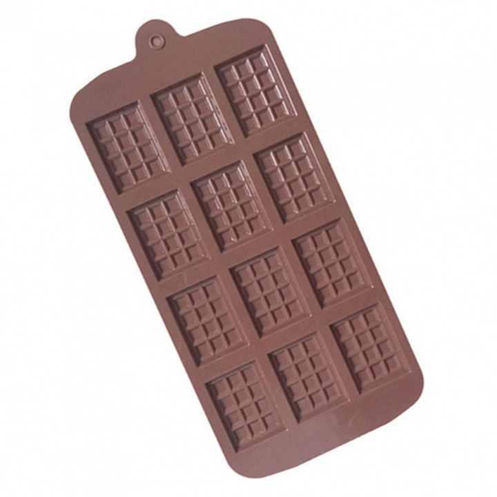 Chocoladevorm, Vierkantjes in de groep HUISHOUDEN & TUIN / Keukengerei / Bakaccessoires bij TP E-commerce Nordic AB (38-83363)