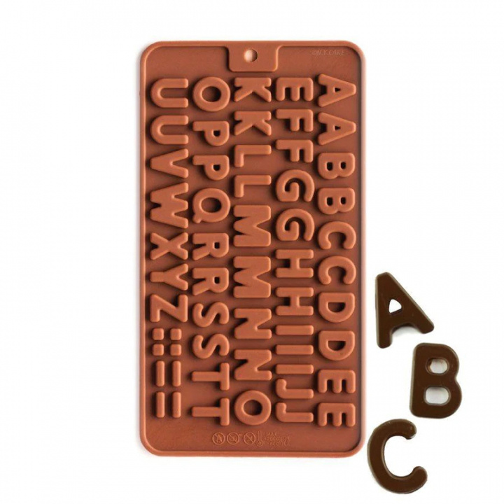 Chocoladevorm, alfabet in de groep HUISHOUDEN & TUIN / Keukengerei / Bakaccessoires bij TP E-commerce Nordic AB (38-83365)