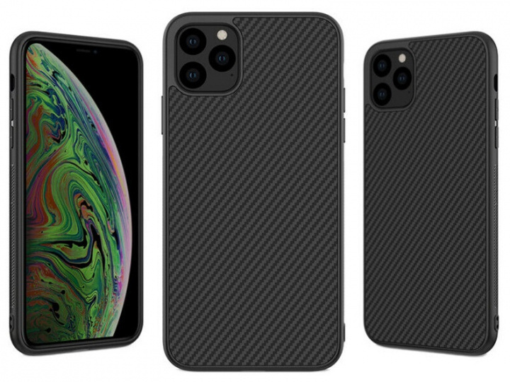 Mobilhoesje voor iPhone 13 Pro met koolstofvezel look, Zwart in de groep SMARTPHONE & TABLETS / Mobielbescherming / Apple / iPhone 13 Pro / Hoesjes bij TP E-commerce Nordic AB (38-83431)