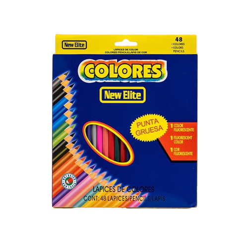 Colores färgpennor, 48 färger in de groep SPORT, VRIJE TIJD & HOBBY / Hobby / Schilderen & tekenen / Pennen, kleurpotloden en inkt bij TP E-commerce Nordic AB (38-83495)