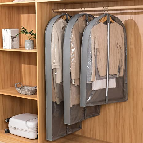 Clothes dust cover, 60X10X150CM, Grey in de groep HUISHOUDEN & TUIN / Kledingverzorging / Overige kledingverzorging bij TP E-commerce Nordic AB (38-83503)
