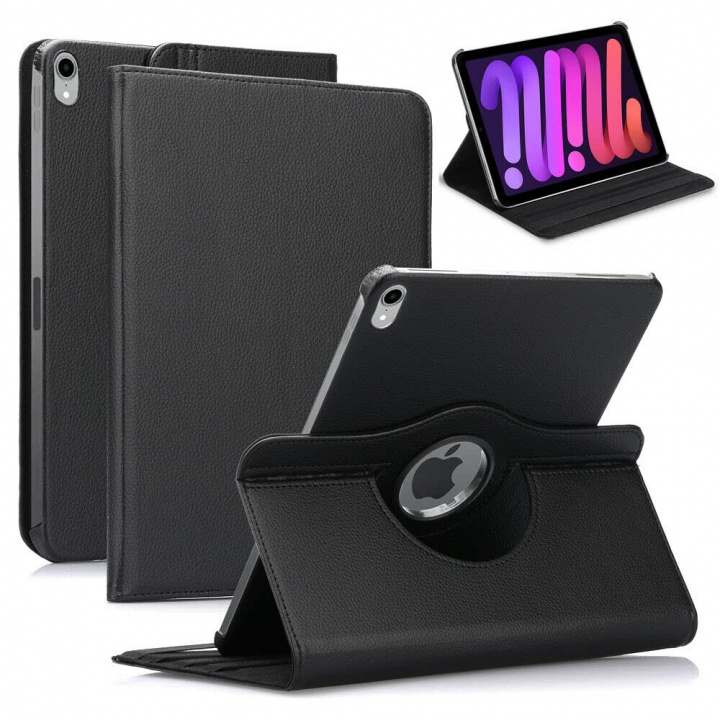 Case voor iPad mini 6, Zwart in de groep SMARTPHONE & TABLETS / Tablet bescherming / Apple iPad bij TP E-commerce Nordic AB (38-83513)