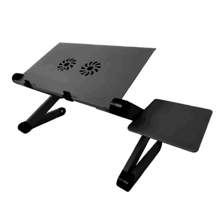 Hopfällbart Laptopbord, Svart in de groep COMPUTERS & RANDAPPARATUUR / Laptops & accessoires / Laptopstandaard bij TP E-commerce Nordic AB (38-83617)