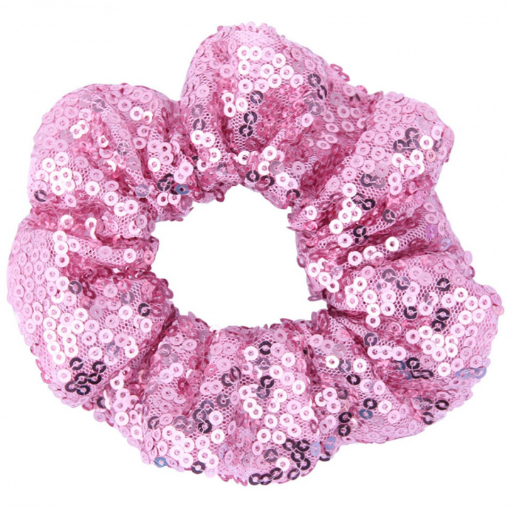 Scrunchie, roze in de groep BEAUTY & HEALTH / Haar & Styling / Haaraccessoires bij TP E-commerce Nordic AB (38-83625)