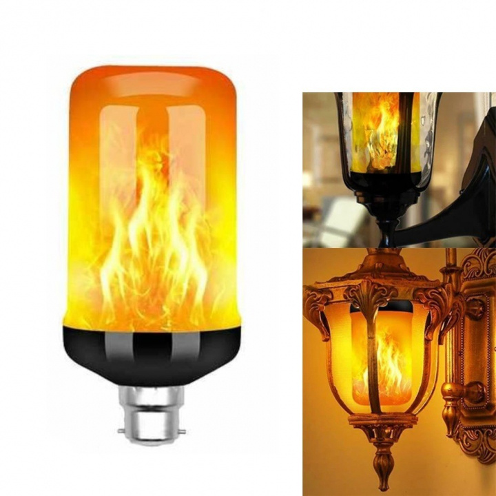 Flammande LED-lampa, 2 st in de groep HOME ELECTRONICS / Verlichting / LED-lampen bij TP E-commerce Nordic AB (38-83650)