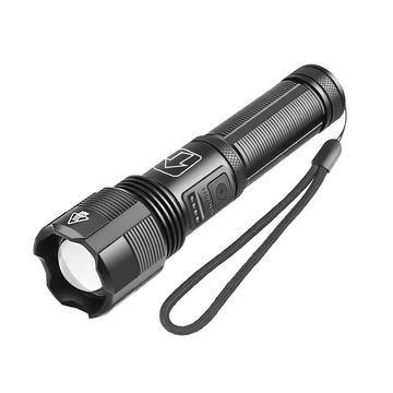 USB oplaadbare zaklamp met LED-verlichting zoom in de groep SPORT, VRIJE TIJD & HOBBY / Zaklampen & Hoofdlampen / Zaklampen bij TP E-commerce Nordic AB (38-83673)