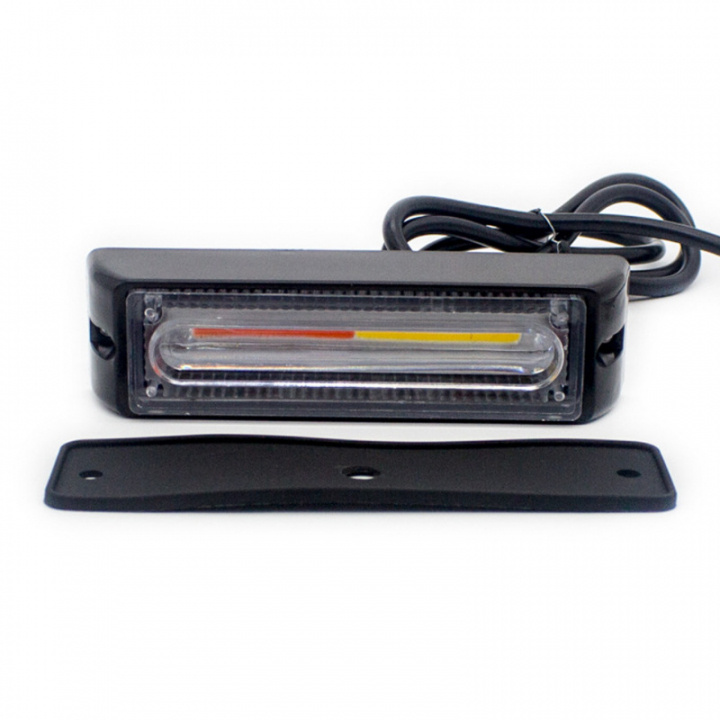 LED waarschuwingslicht COB voor voertuigen 12-24V, Oranje in de groep AUTO / Autoverlichting / Waarschuwingslicht bij TP E-commerce Nordic AB (38-83811)