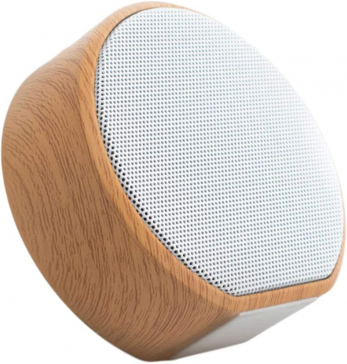 Bluetooth Mini Houten Luidspreker voor Kantoor, Wit in de groep HOME ELECTRONICS / Audio & Beeld / Luidsprekers & accessoires / Bluetooth-luidsprekers / Draagbare luidsprekers bij TP E-commerce Nordic AB (38-83826)