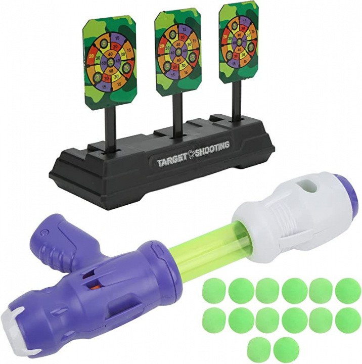 Schuimkogelpistool met dotboards in de groep SPEELGOED, KINDER- & BABYPRODUCTEN / Speelgoed / Actie spel bij TP E-commerce Nordic AB (38-83844)