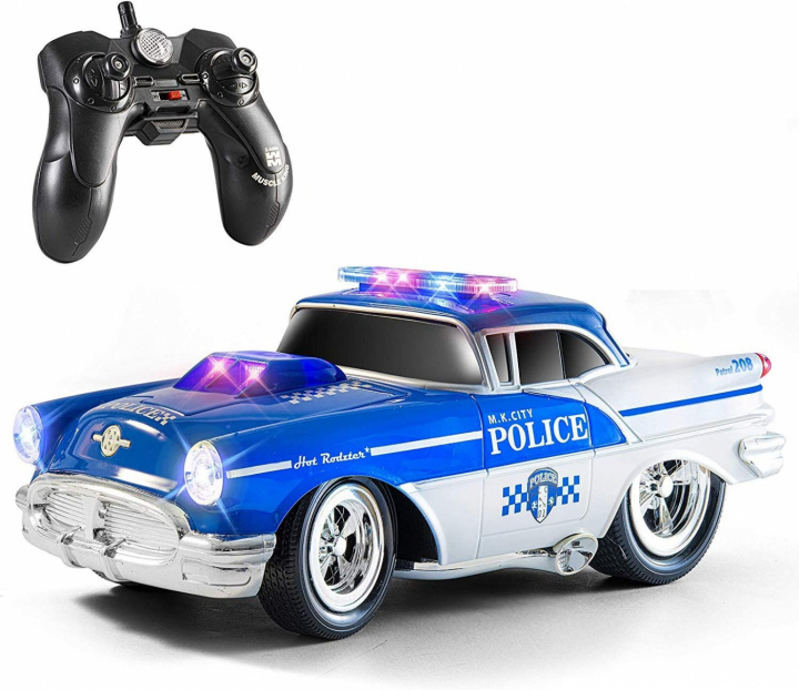 Hot Road Muscle radiografisch bestuurbare politieauto in de groep SPEELGOED, KINDER- & BABYPRODUCTEN / Op afstand bestuurbaar / Afstand bestuurbare auto\'s bij TP E-commerce Nordic AB (38-83921)