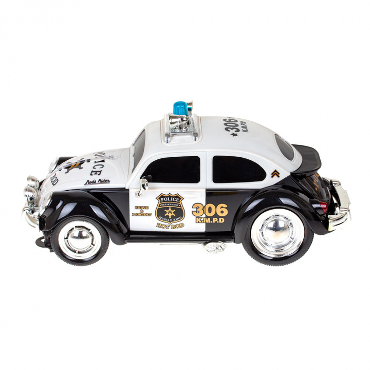 RC Hete Roadster Politiepatrouille, radiografisch bestuurbare auto in de groep SPEELGOED, KINDER- & BABYPRODUCTEN / Op afstand bestuurbaar / Afstand bestuurbare auto\'s bij TP E-commerce Nordic AB (38-83922)