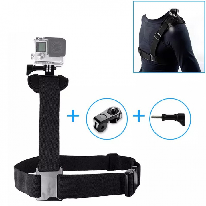 Axelbevestiging voor GoPro in de groep SPORT, VRIJE TIJD & HOBBY / Actiecamera\'s en accessoires / Accessoires voor actiecamera\'s bij TP E-commerce Nordic AB (38-83967)