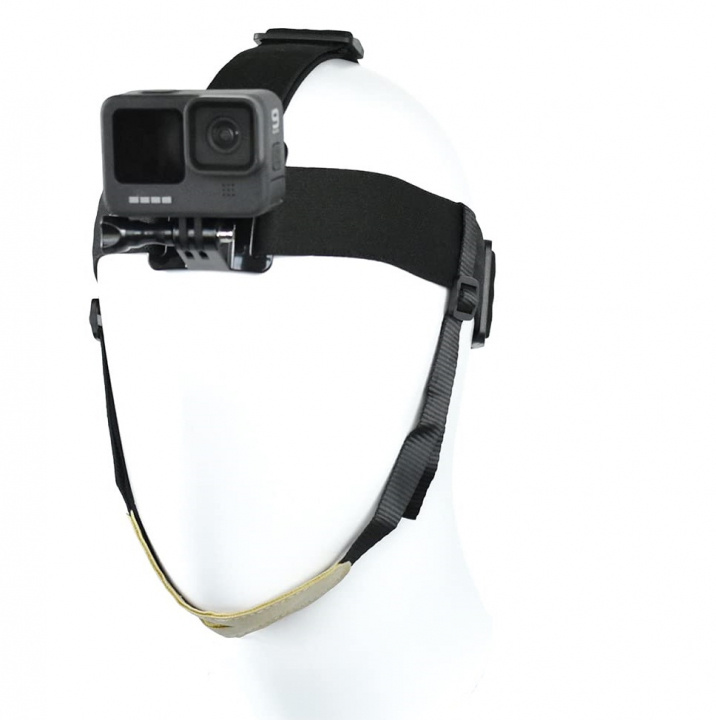 Hoofdband met kinriem voor Go Pro in de groep SPORT, VRIJE TIJD & HOBBY / Actiecamera\'s en accessoires / Accessoires voor actiecamera\'s bij TP E-commerce Nordic AB (38-83968)