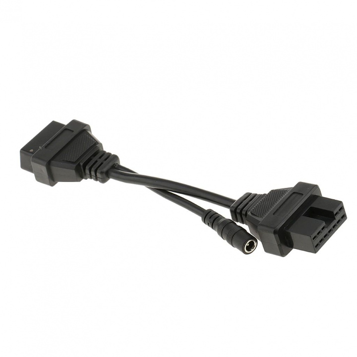 16-pins naar 12-pins OBD2-adapter voor Mitsubishi in de groep AUTO / Diagnostisch hulpmiddel / Kabels & Accessoires bij TP E-commerce Nordic AB (38-84008)