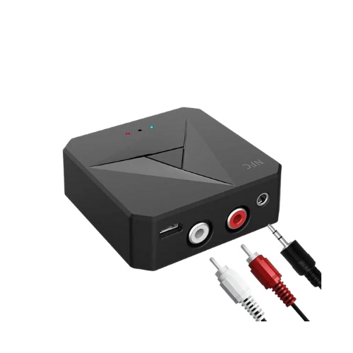 2 i 1 Bluetooth transmitter & Receiver in de groep COMPUTERS & RANDAPPARATUUR / Computeraccessoires / Bluetooth-adapters bij TP E-commerce Nordic AB (38-84191)