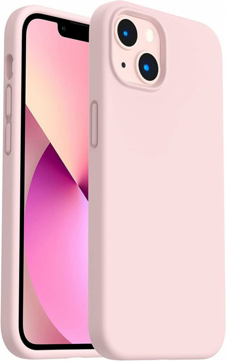 Siliconen hoesje voor iPhone 15 Pro, lichtroze in de groep SMARTPHONE & TABLETS / Mobielbescherming / Apple / iPhone 15 bij TP E-commerce Nordic AB (38-84324)