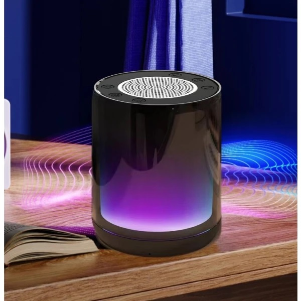 Speaker Atmosphere - Bluetooth - Light effects - 1200 mAh in de groep HOME ELECTRONICS / Audio & Beeld / Luidsprekers & accessoires / Bluetooth-luidsprekers / Draagbare luidsprekers bij TP E-commerce Nordic AB (38-84341)