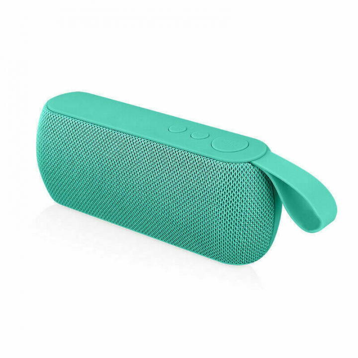 Q106 Trådlös högtalare, Bluetooth, USB, Teal in de groep HOME ELECTRONICS / Audio & Beeld / Luidsprekers & accessoires / Bluetooth-luidsprekers / Draagbare luidsprekers bij TP E-commerce Nordic AB (38-84345)