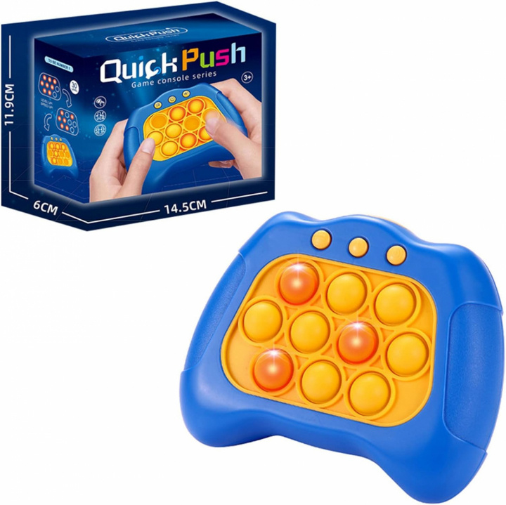 Quick Push Pop it speelgoed, Blauw in de groep SPEELGOED, KINDER- & BABYPRODUCTEN / Speelgoed / Fidget Spinners bij TP E-commerce Nordic AB (38-84346)