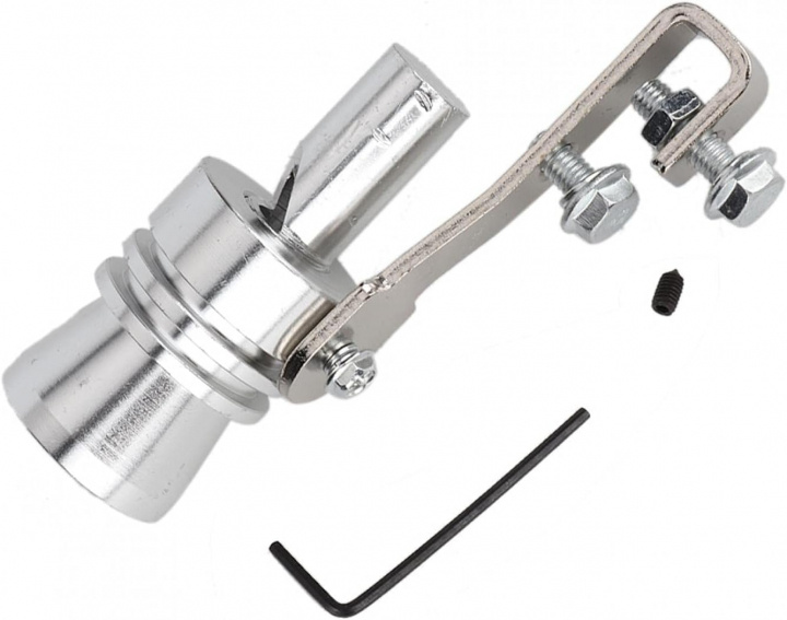 Turbofluit - Zilver - Groot in de groep AUTO / Auto-accessoires / Andere auto-accessoires bij TP E-commerce Nordic AB (38-84349)