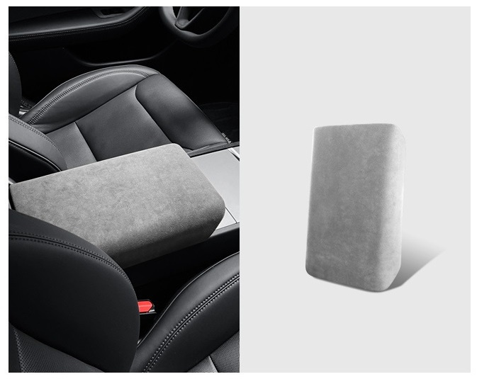 Armsteunhoes voor Tesla Model 3 & Y, Lichtgrijs in de groep AUTO / Auto-accessoires / Andere auto-accessoires bij TP E-commerce Nordic AB (38-84481)