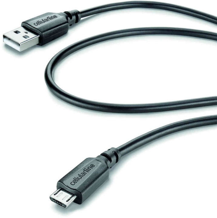 Cellularline Laddkabel Micro-USB 1,15 m in de groep SMARTPHONE & TABLETS / Opladers & Kabels / Kabels / Kabels microUSB bij TP E-commerce Nordic AB (38-84564)