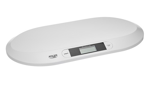 Adler witte babyweegschaal met groot platform in de groep SPEELGOED, KINDER- & BABYPRODUCTEN / Babygadgets / Verzorging & Hygiëne bij TP E-commerce Nordic AB (38-84702)