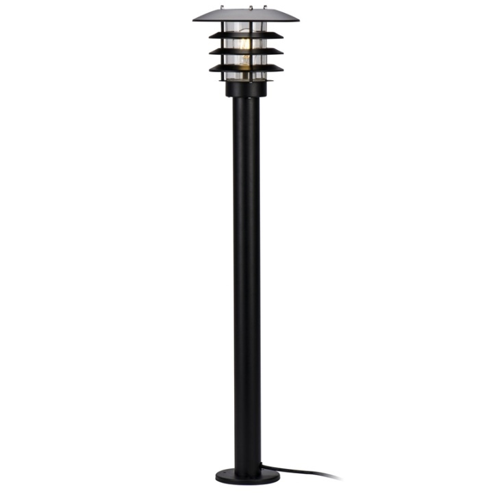 LightsOn Saturnus Pollare 90cm Svart in de groep HUISHOUDEN & TUIN / Elektriciteit & Verlichting / Buitenverlichting / Tuinverlichting bij TP E-commerce Nordic AB (38-84952)