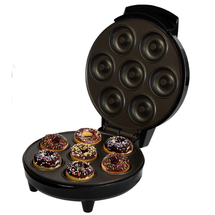 Champion Donut Maker 7 Donuts 700W DM110 Zwart in de groep HUISHOUDEN & TUIN / Huishoudelijke apparaten / Overige Huishoudelijke Apparaten bij TP E-commerce Nordic AB (38-85021)