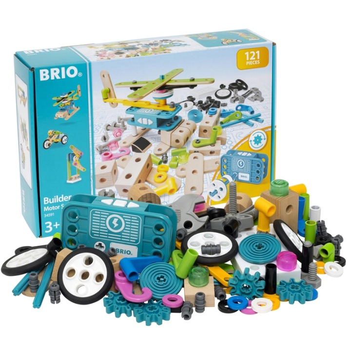 Brio 34591 Builder Motor Set in de groep SPEELGOED, KINDER- & BABYPRODUCTEN / Speelgoed / Bouwspeelgoed / Bouwblokken bij TP E-commerce Nordic AB (38-85209)