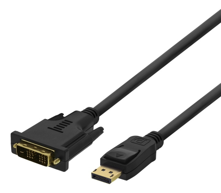 DELTACO Lenovo DisplayPort to DVI-D Single Link, 2m, 1080p, black in de groep COMPUTERS & RANDAPPARATUUR / Computerkabels / DVI / Kabels bij TP E-commerce Nordic AB (38-85760)