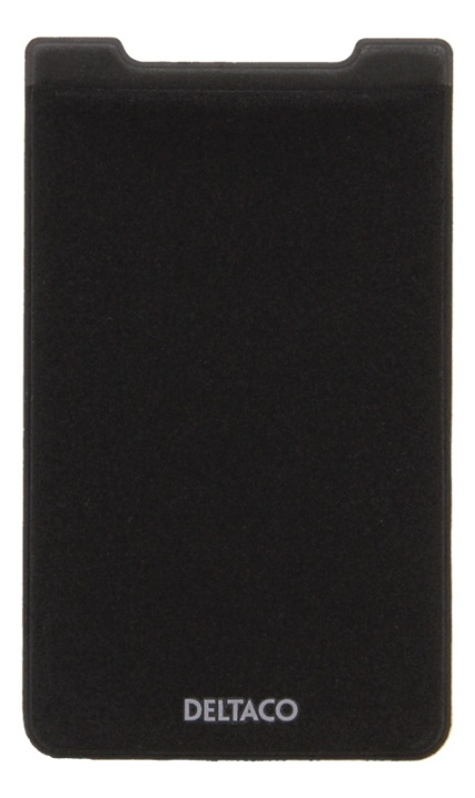 DELTACO Adhesive credit card holder, RFID blocking, 3M adhesive, black in de groep SPORT, VRIJE TIJD & HOBBY / Leuke dingen / Handige spullen bij TP E-commerce Nordic AB (38-85789)