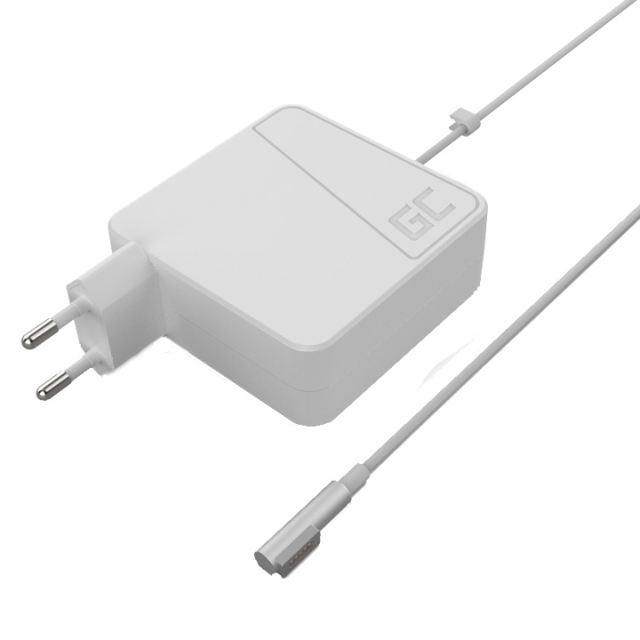 Green Cell Charger for Apple Macbook 60W 16.5V 3.65A (plug Magsafe) in de groep COMPUTERS & RANDAPPARATUUR / Laptops & accessoires / Computeroplader / Laptop oplader / Apple bij TP E-commerce Nordic AB (38-85793)